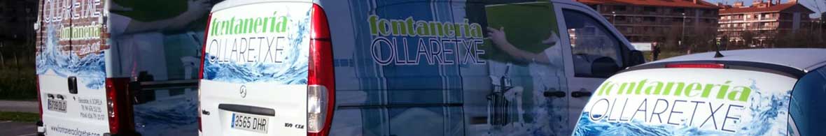 Vehículos Fontanería Ollaretxe