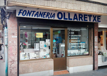 Fontanería Ollaretxe, tienda en Sopelana